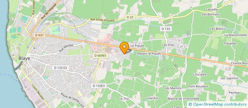 localisation de l'entreprise CARSINVEST  CARS