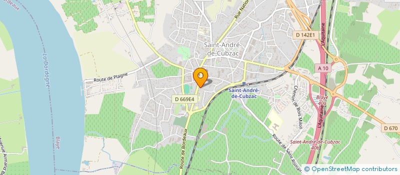 localisation de l'entreprise CARSLAUR à SAINT-ANDRE-DE-CUBZAC