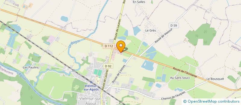 localisation de l'entreprise CARSMECA WOLFF  VIELMUR-SUR-AGOUT