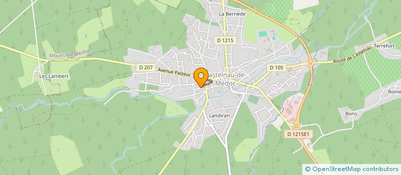 localisation de l'entreprise CARSOL  CASTELNAU-DE-MEDOC