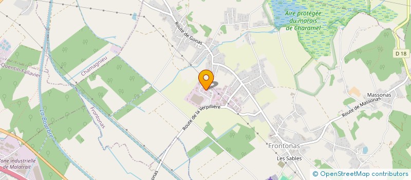 localisation de l'entreprise CARSTYLE à FRONTONAS