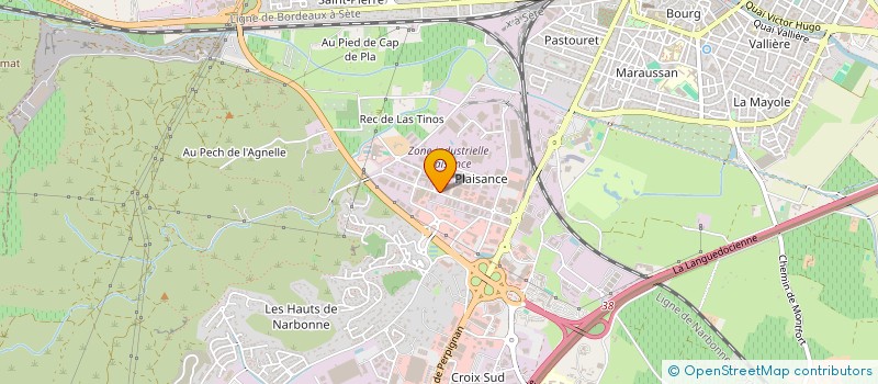 localisation de l'entreprise CARSUD 11 LOCATION à NARBONNE