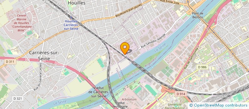 localisation de l'entreprise CARSYCHA à CARRIERES-SUR-SEINE