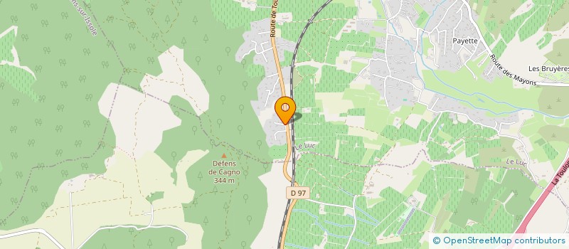 localisation de l'entreprise CART  LE LUC