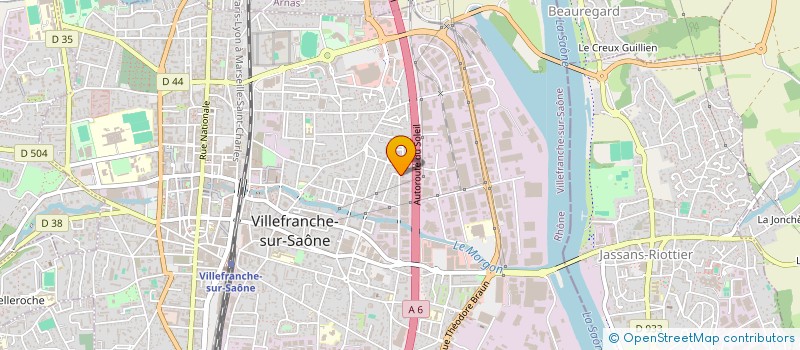 localisation de l'entreprise CART AERO  VILLEFRANCHE-SUR-SAONE