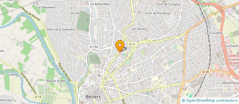 localisation de l'entreprise CART' AGE à BEZIERS