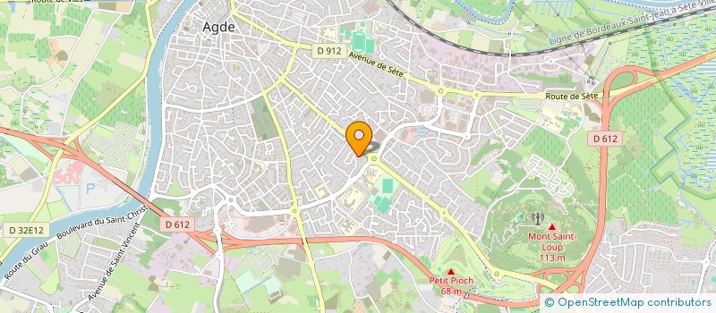 localisation de l'entreprise CARTA PROMOTION à AGDE