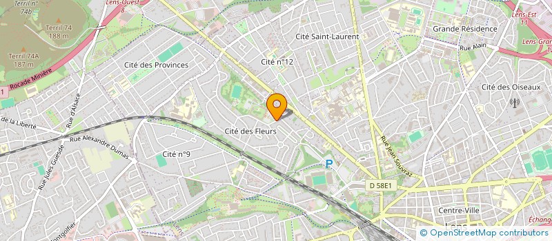 localisation de l'entreprise CARTABLE DU SOURIRE  LENS