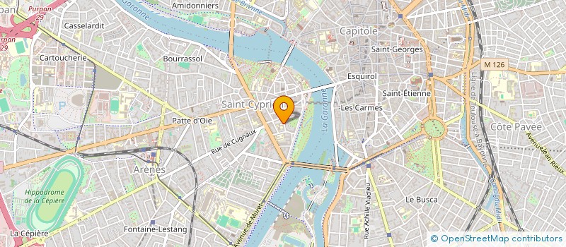 localisation de l'entreprise CARTABLE ET SPARADRAP  TOULOUSE