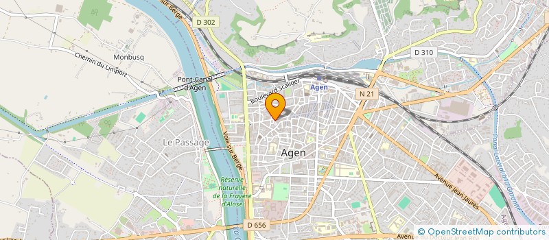 localisation de l'entreprise CARTABLES DU DESERT à AGEN