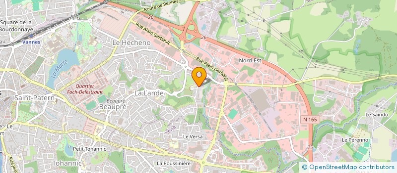 localisation de l'entreprise CARTAJE à VANNES