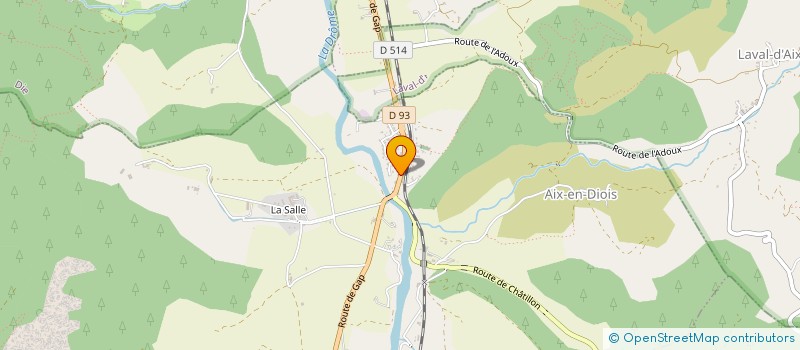 localisation de l'entreprise CARTAM  SOLAURE EN DIOIS