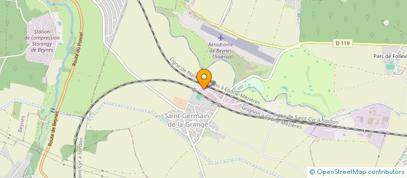 localisation de l'entreprise CARTANA  SAINT-GERMAIN-DE-LA-GRANGE