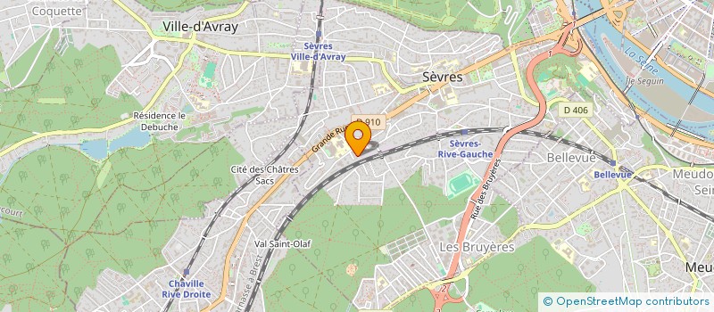 localisation de l'entreprise CARTAPLUS à SEVRES