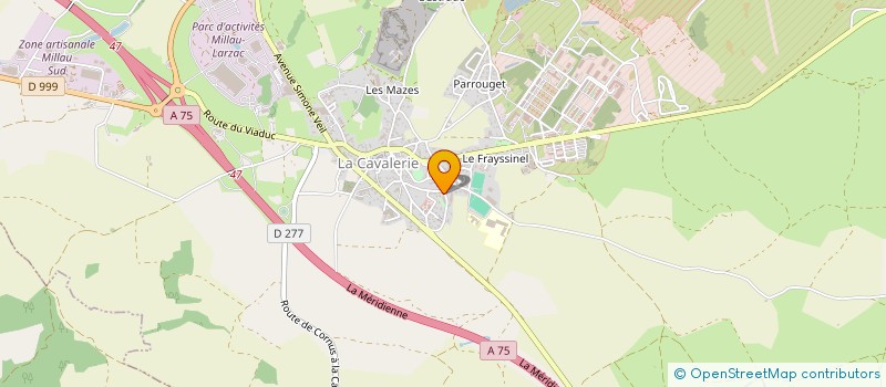 localisation de l'entreprise CARTAYRADE  LA CAVALERIE