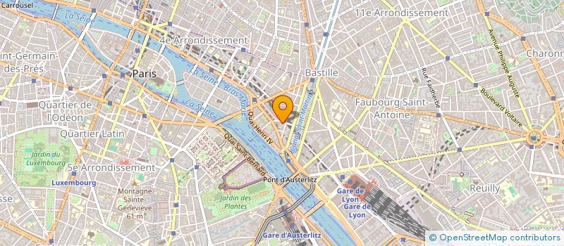 localisation de l'entreprise CARTE A PUB à PARIS