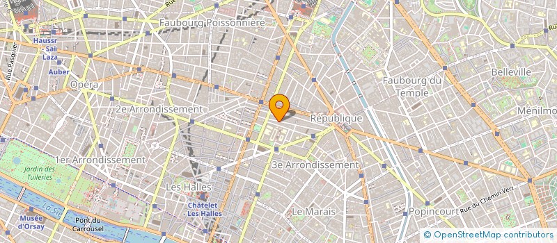 localisation de l'entreprise CARTE BLANCHE  PARIS