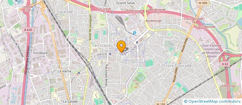 localisation de l'entreprise CARTE BLANCHE  TOULOUSE