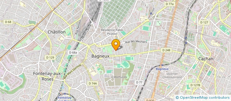 localisation de l'entreprise CARTE BLANCHE à BAGNEUX