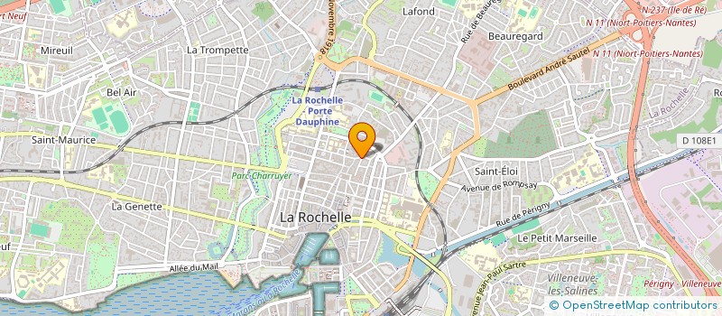 localisation de l'entreprise CARTE BLANCHE à LA ROCHELLE