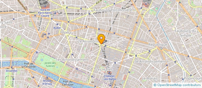 localisation de l'entreprise CARTE BLANCHE  PARIS