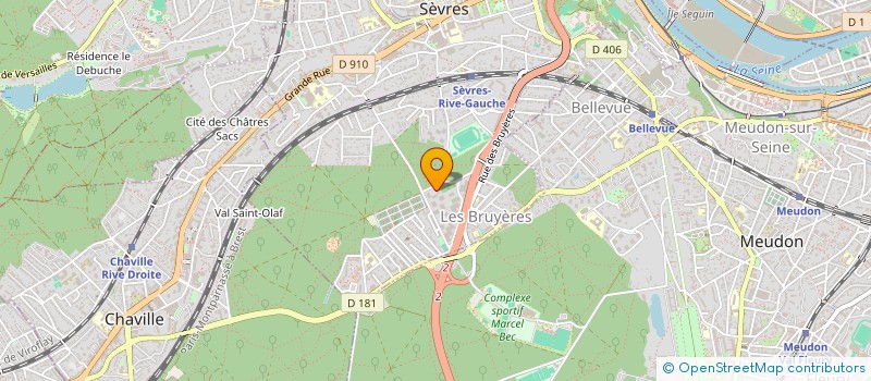 localisation de l'entreprise CARTE BLANCHE à SEVRES