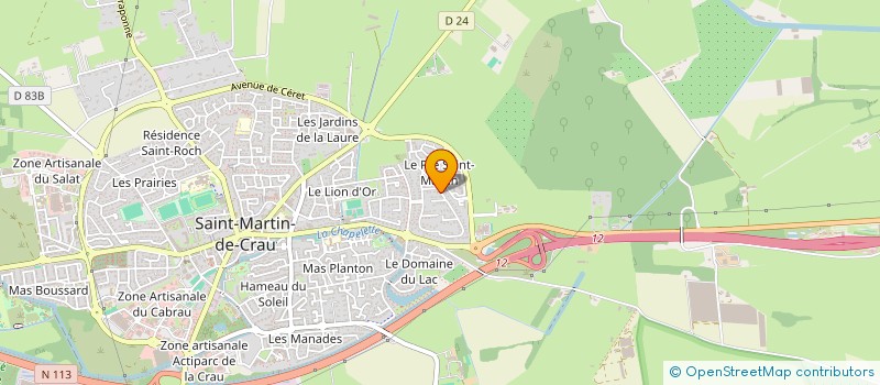 localisation de l'entreprise CARTE BLANCHE à SAINT-MARTIN-DE-CRAU