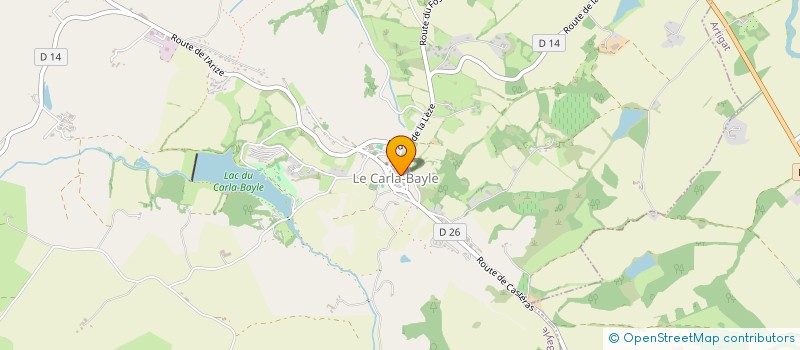 localisation de l'entreprise CARTE BLANCHE à CARLA-BAYLE