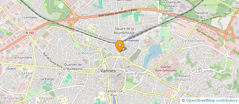 localisation de l'entreprise CARTE BLANCHE à VANNES