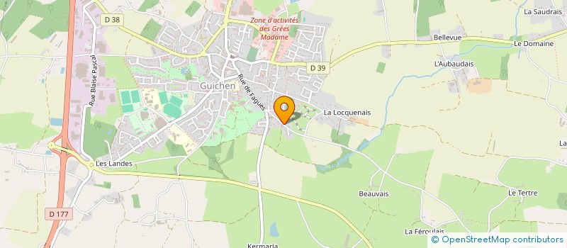 localisation de l'entreprise CARTE BLANCHE EXPEDITIONS  GUICHEN