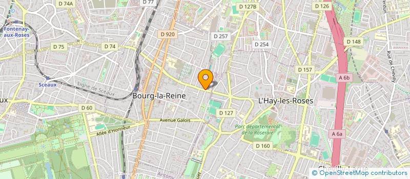 localisation de l'entreprise CARTE BLANCHE IMMOBILIER à BOURG-LA-REINE