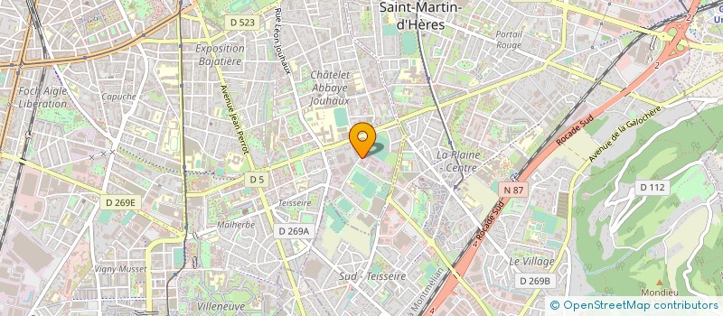 localisation de l'entreprise CARTE BLANCHE PROPRETE à GRENOBLE