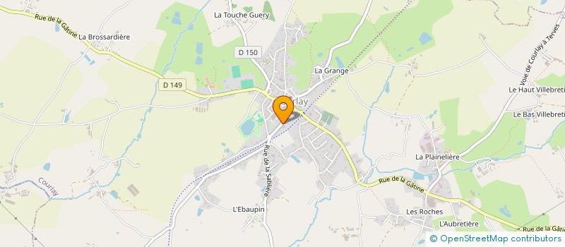 localisation de l'entreprise CARTE D'AURE  COURLAY