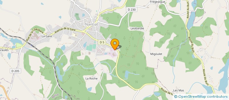 localisation de l'entreprise CARTE GRISE EN LIGNE à NANTIAT