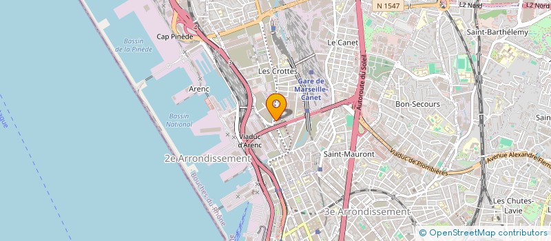 localisation de l'entreprise CARTE GRISE PLUS à MARSEILLE