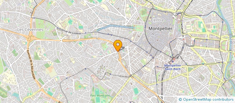 localisation de l'entreprise CARTE GRISE SERVICE à MONTPELLIER