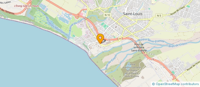 localisation de l'entreprise CARTE MODE  SAINT-LOUIS