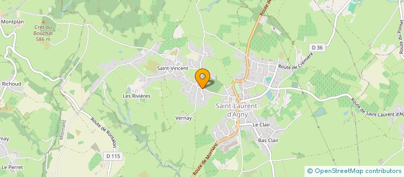 localisation de l'entreprise CARTE PROMOTION SERVICE  SAINT-LAURENT-D'AGNY