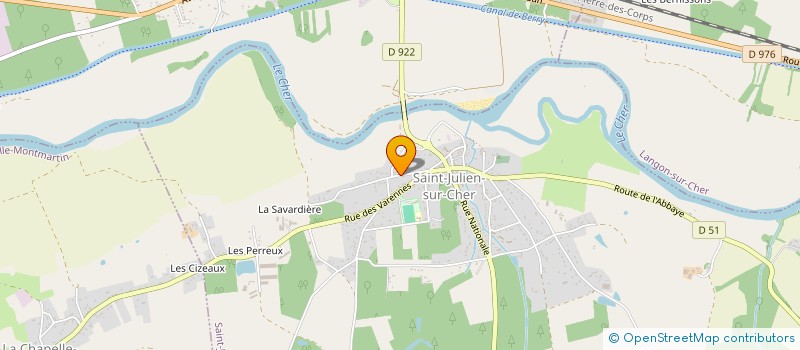 localisation de l'entreprise CARTEAU-BOUTRON  SAINT-JULIEN-SUR-CHER