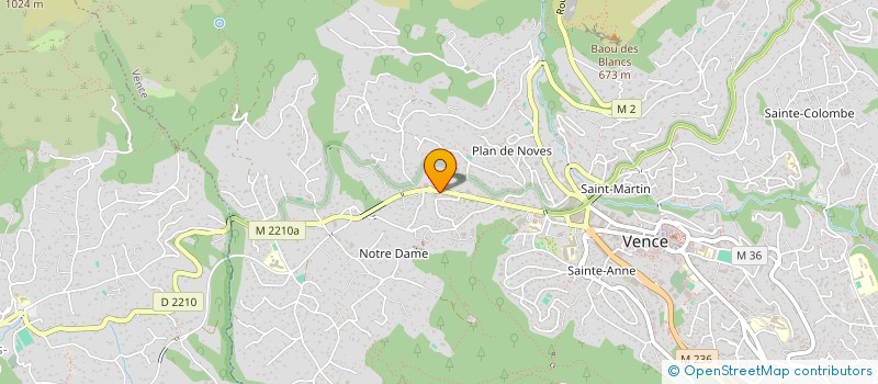 localisation de l'entreprise CARTECH  VENCE