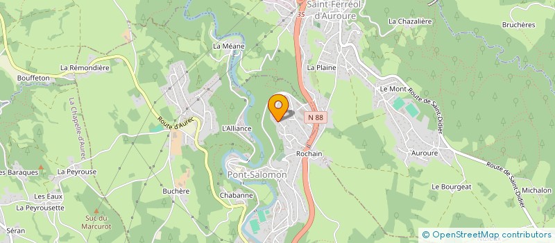 localisation de l'entreprise CARTECH SERVICES  PONT-SALOMON