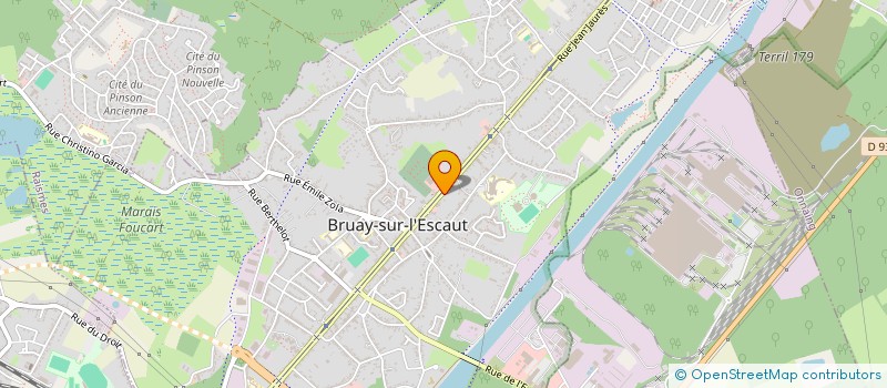 localisation de l'entreprise CARTEK DES ANCIENS COMBATTANTS à BRUAY-SUR-L'ESCAUT