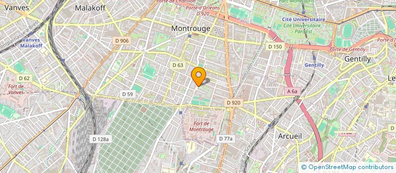 localisation de l'entreprise CARTEL +  MONTROUGE