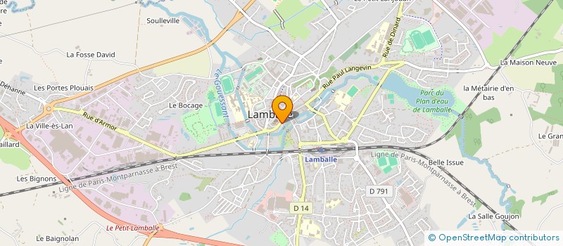 localisation de l'entreprise CARTEL  LAMBALLE-ARMOR