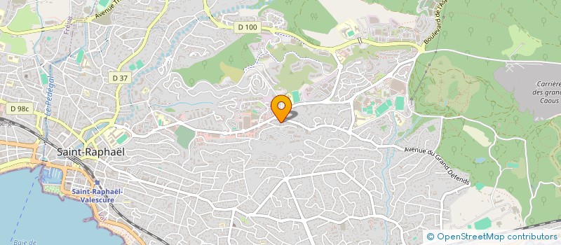 localisation de l'entreprise CARTEL AZUR  SAINT-RAPHAEL