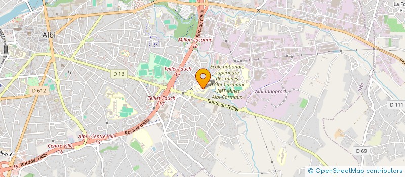 localisation de l'entreprise CARTEL DES MINES ALBI 2019 à ALBI