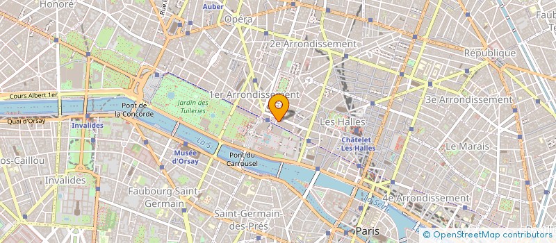 localisation de l'entreprise CARTEL FRANCE SARL à PARIS