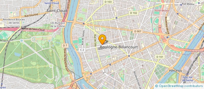 localisation de l'entreprise CARTEL PRESSE à BOULOGNE-BILLANCOURT