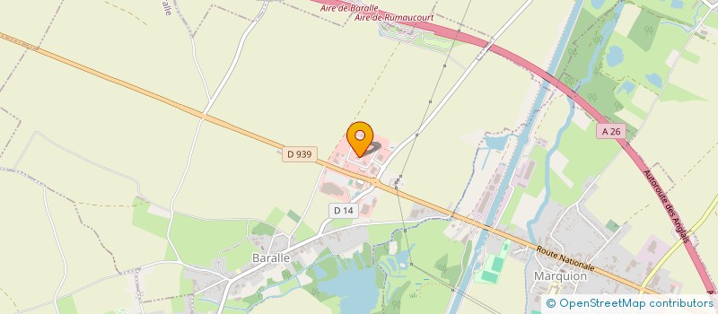 localisation de l'entreprise CARTEL PROD  BARALLE