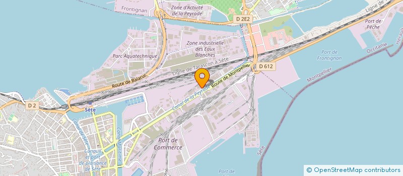 localisation de l'entreprise CARTEMBAL à SETE